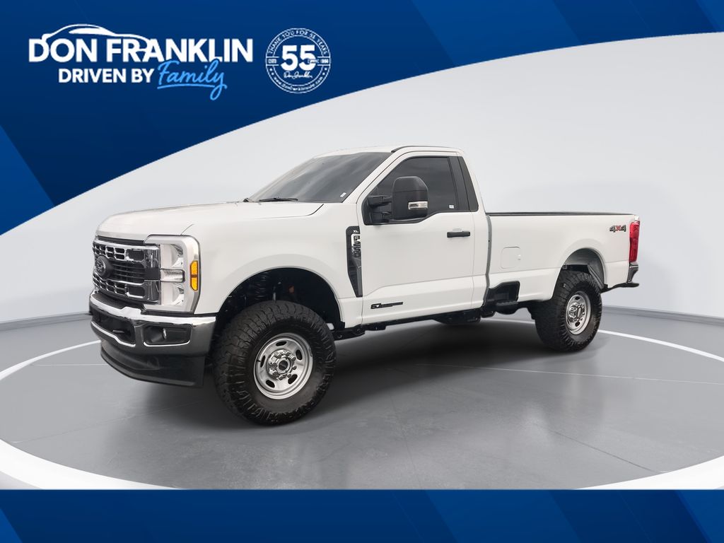 Oxford White 2025 Ford F-250 Super Duty XLT Regular Cab LB 4WD Pickup Truck Four-Wheel Drive Automatic