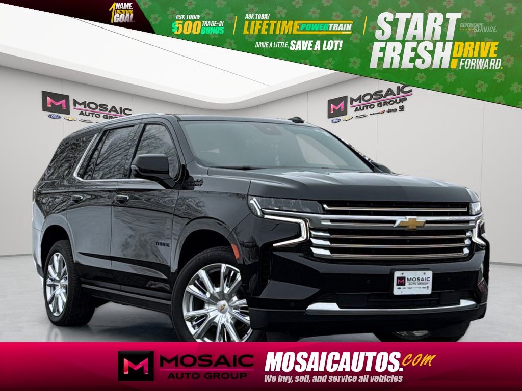 Black 2023 Chevrolet Tahoe High Country 4WD SUV / Crossover Four-Wheel Drive Automatic