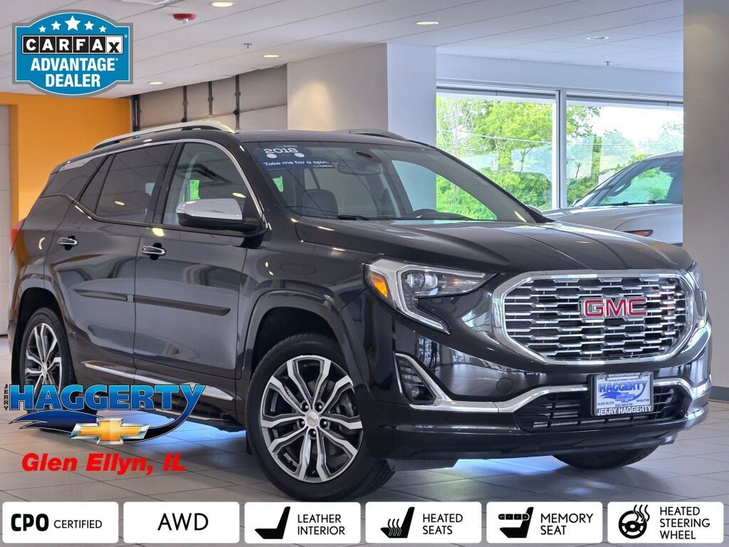 Black (Ebony Twilight Metallic) 2018 GMC Terrain SUV / Crossover Four-Wheel Drive 9-Speed Automatic