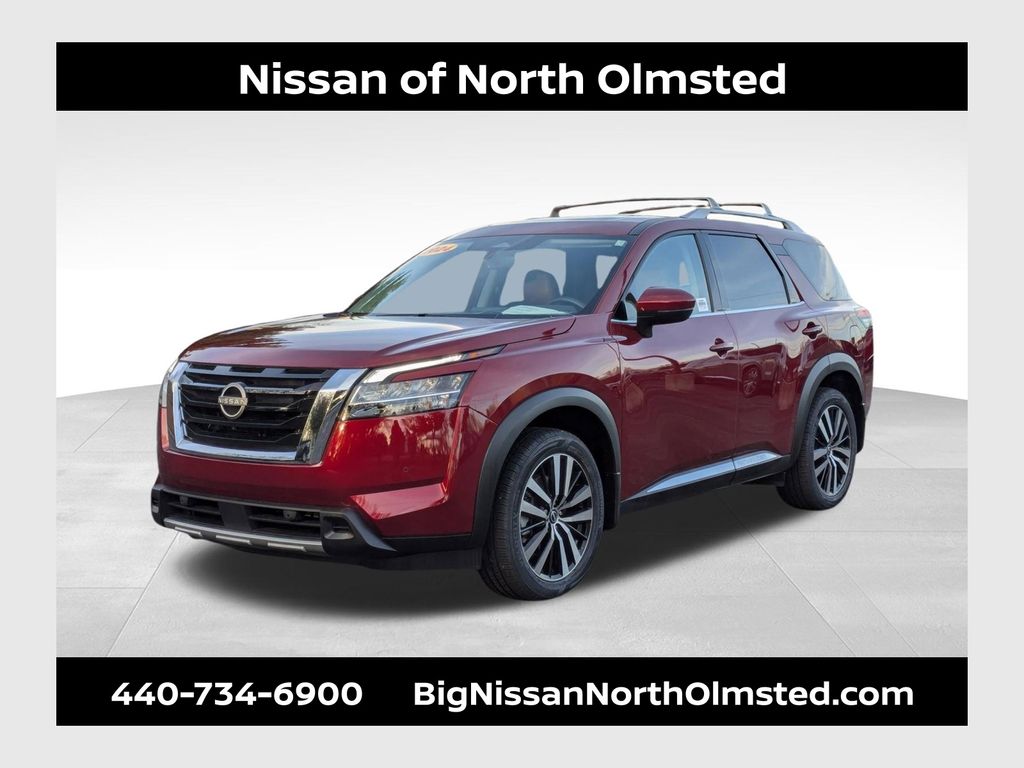 Red (Scarlet) 2024 Nissan Pathfinder SUV / Crossover All-Wheel Drive 9-Speed Automatic
