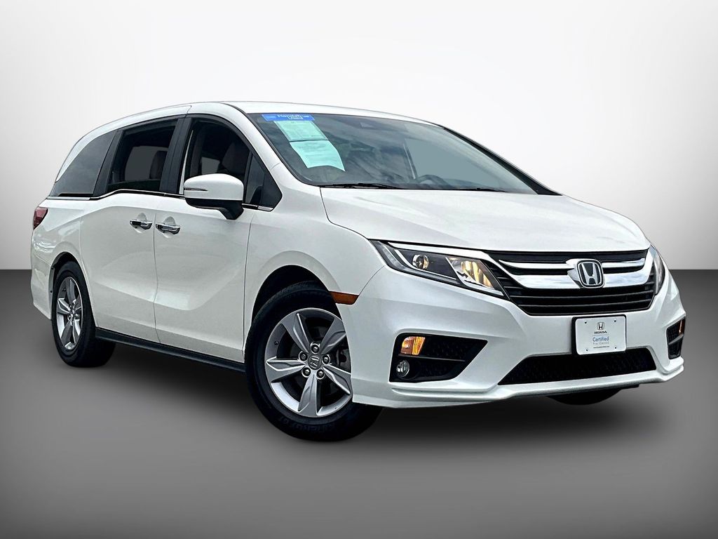 White Diamond Pearl 2019 Honda Odyssey EX FWD Minivan Front-Wheel Drive 9-Speed Automatic