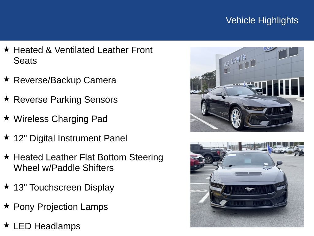 2024 Ford Mustang GT Premium Fastback