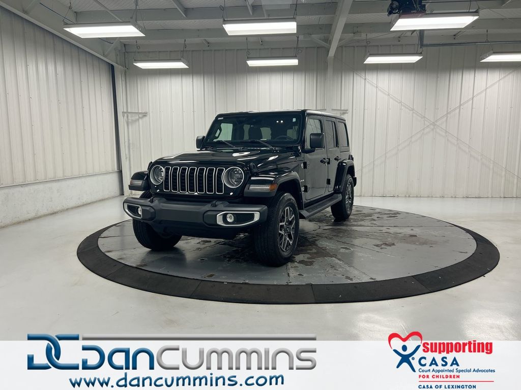 Black Clearcoat 2024 Jeep Wrangler SUV / Crossover Four-Wheel Drive 8-Speed Automatic