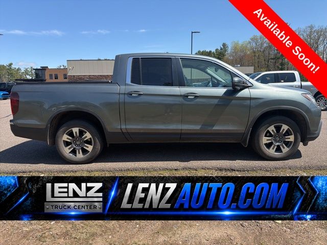 Gray 2017 Honda Ridgeline RTL-T AWD Pickup Truck All-Wheel Drive 6-Speed Automatic