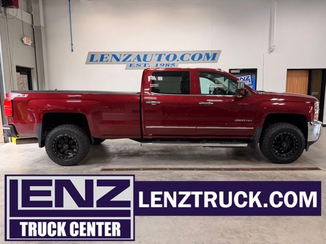 Red (Deep Ruby Metallic) 2015 Chevrolet Silverado 3500HD Pickup Truck Four-Wheel Drive 6-Speed Automatic