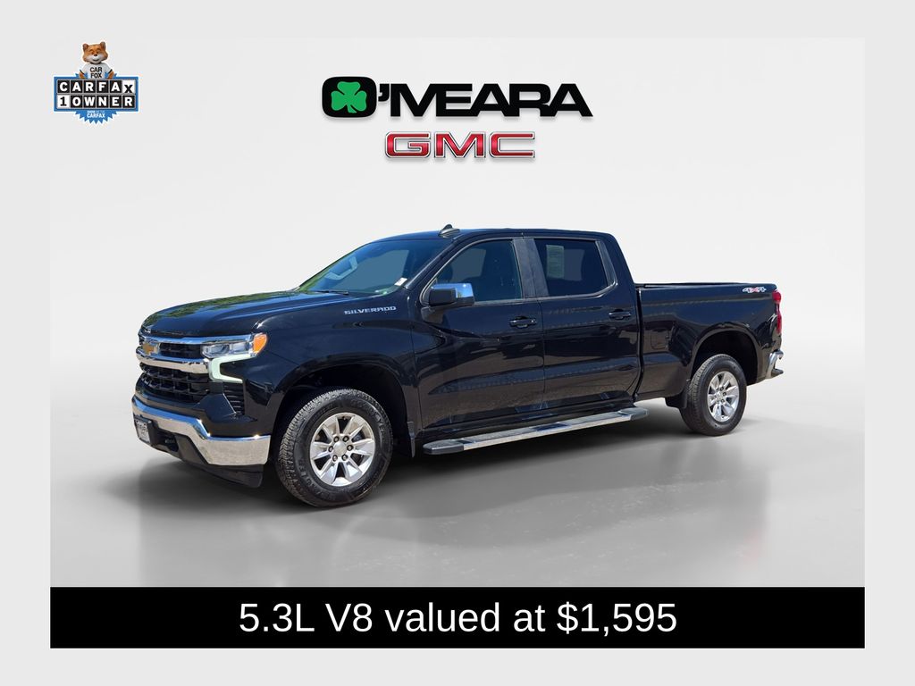 Black 2023 Chevrolet Silverado 1500 Pickup Truck Four-Wheel Drive Automatic