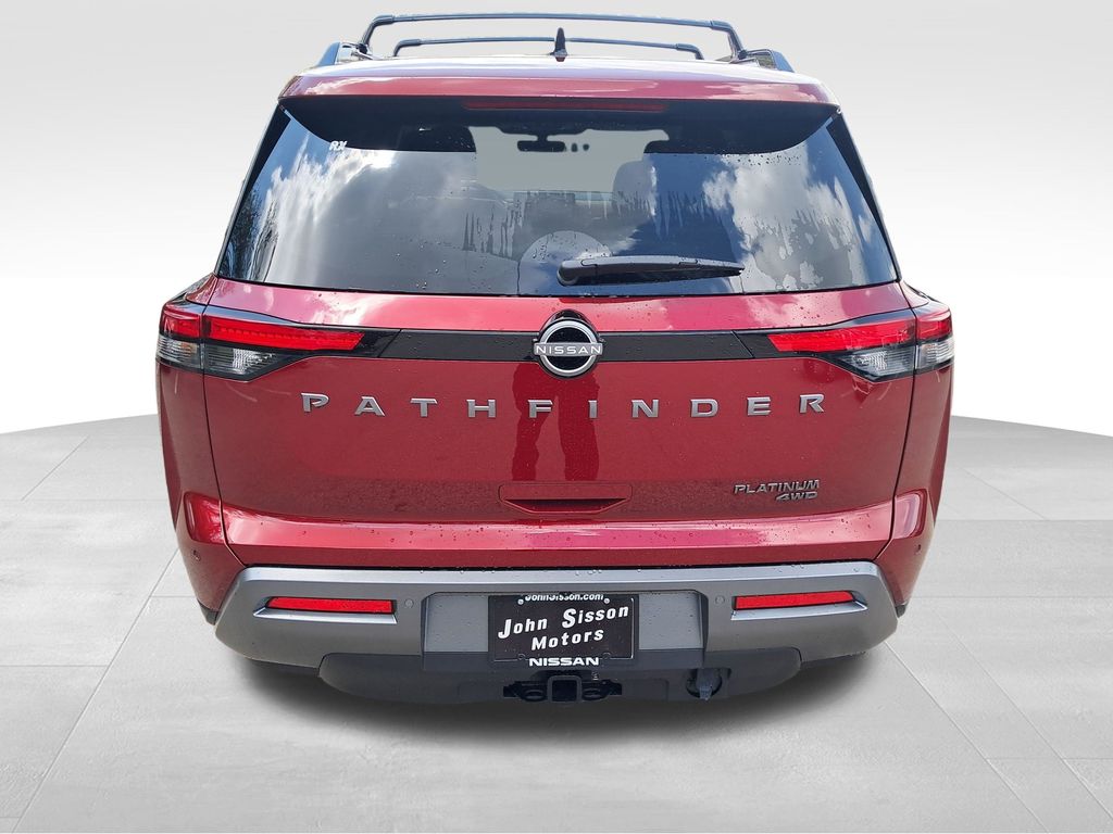 2026 Nissan Pathfinder Platinum Red at John Sisson Motors