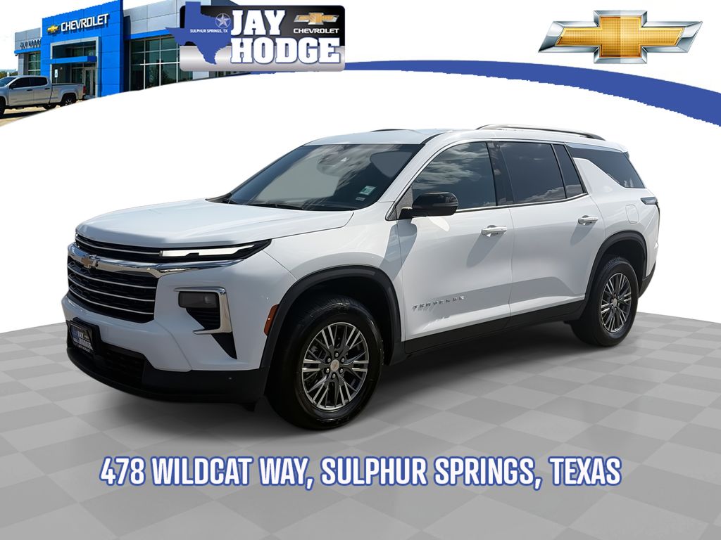 Summit White 2025 Chevrolet Traverse SUV / Crossover Four-Wheel Drive 8-Speed Automatic