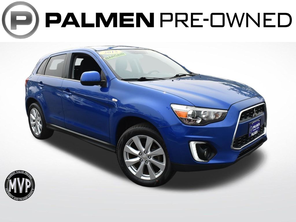 Blue 2015 Mitsubishi Outlander Sport SUV / Crossover All-Wheel Drive Continuously Variable Transmission