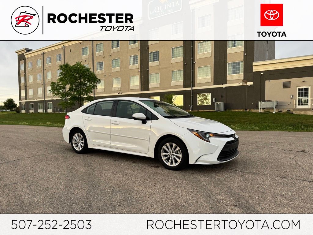 Ice Cap 2024 Toyota Corolla LE FWD Sedan Front-Wheel Drive Continuously Variable Transmission