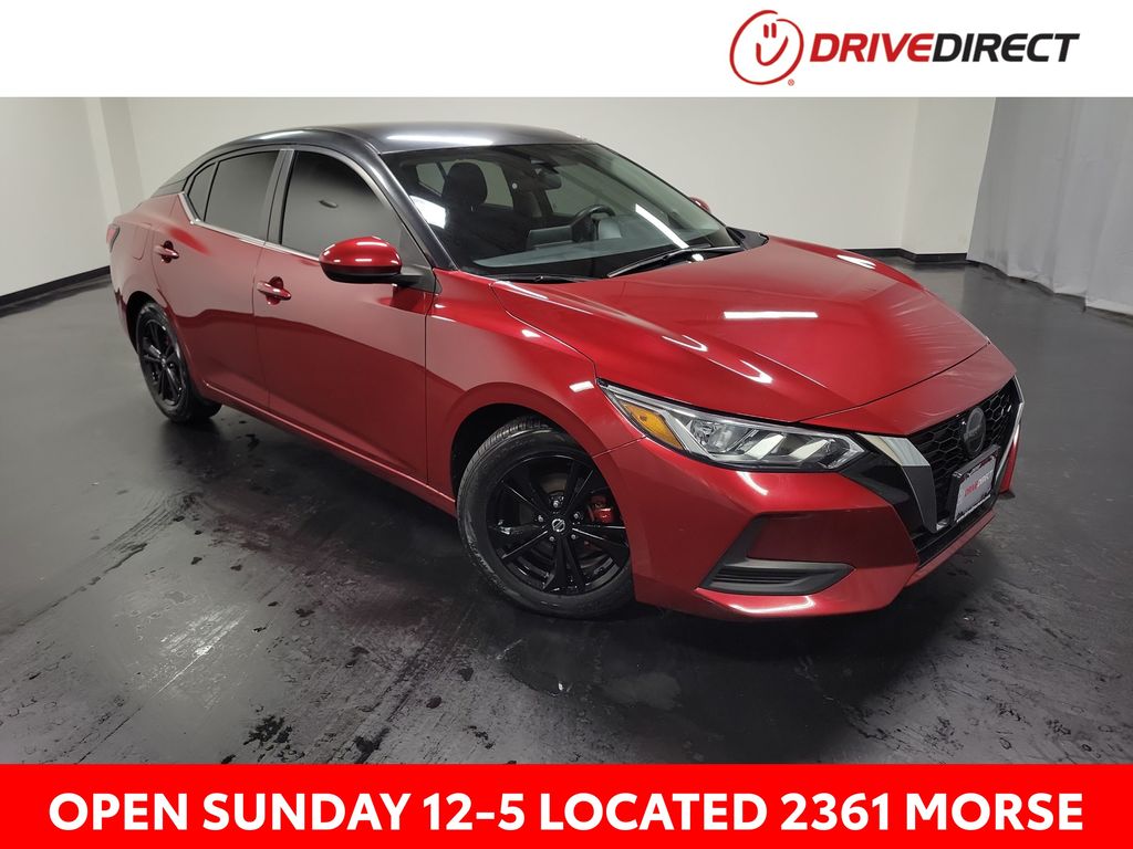 Red (Scarlet Ember Tintcoat) 2023 Nissan Sentra Sedan Front-Wheel Drive Continuously Variable Transmission