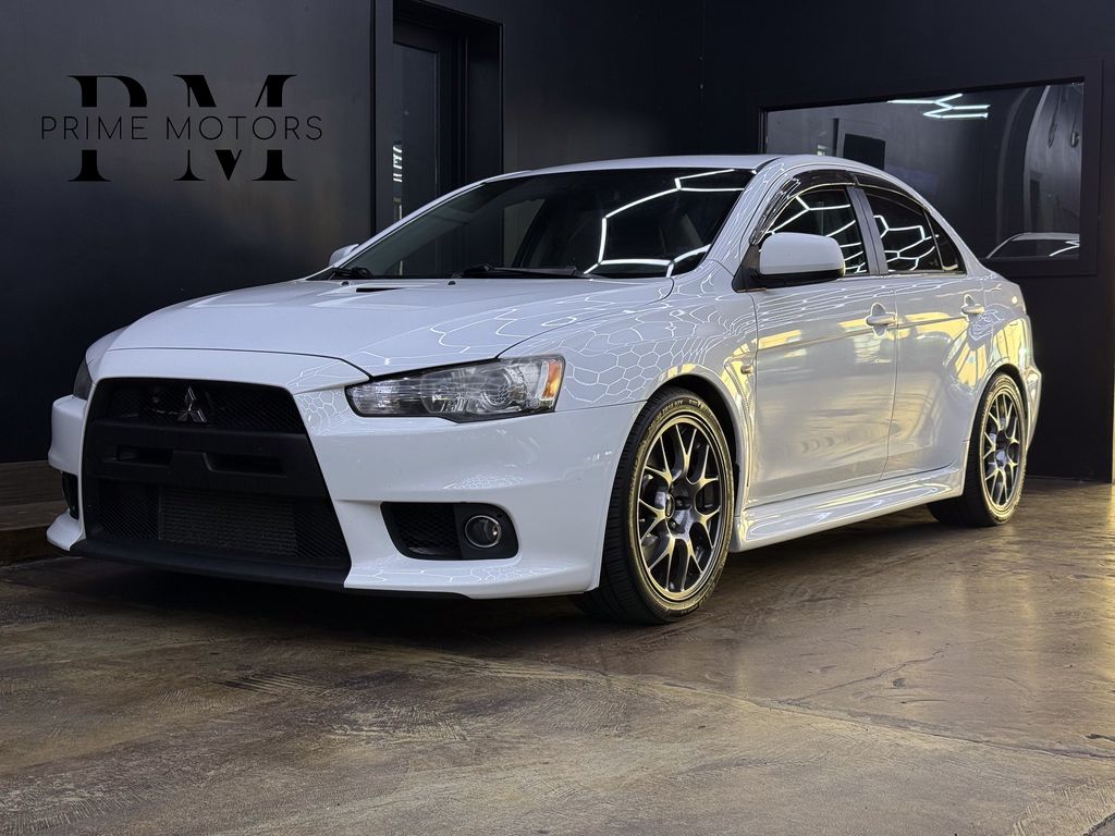 White 2011 Mitsubishi Lancer Evolution MR Sedan All-Wheel Drive 6-Speed Automatic
