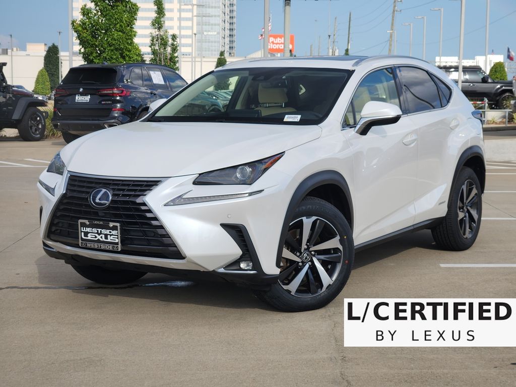 Eminent White Pearl 2021 Lexus NX Hybrid SUV / Crossover All-Wheel Drive Continuously Variable Transmission