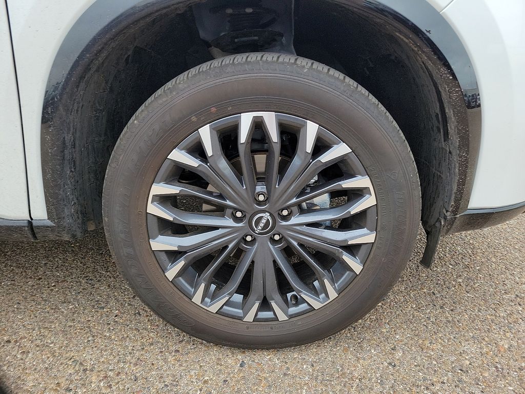 2026 Nissan Rogue Platinum White at Brown Honda