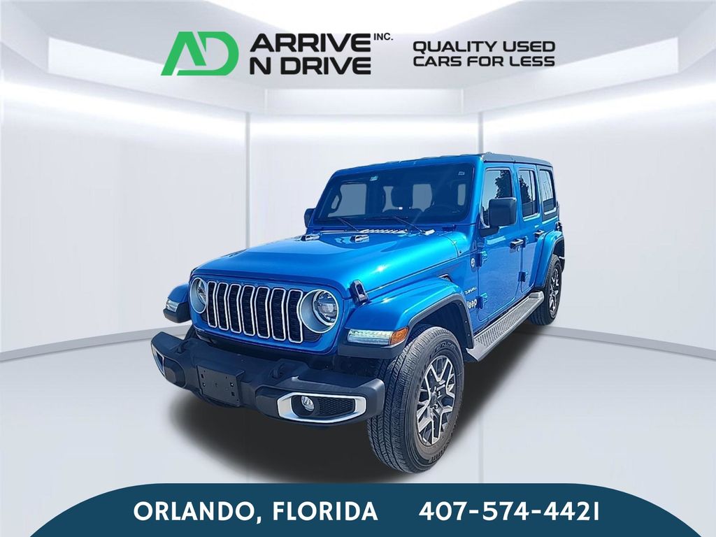 Fathom Blue Pearlcoat 2024 Jeep Wrangler SUV / Crossover Four-Wheel Drive 8-Speed Automatic