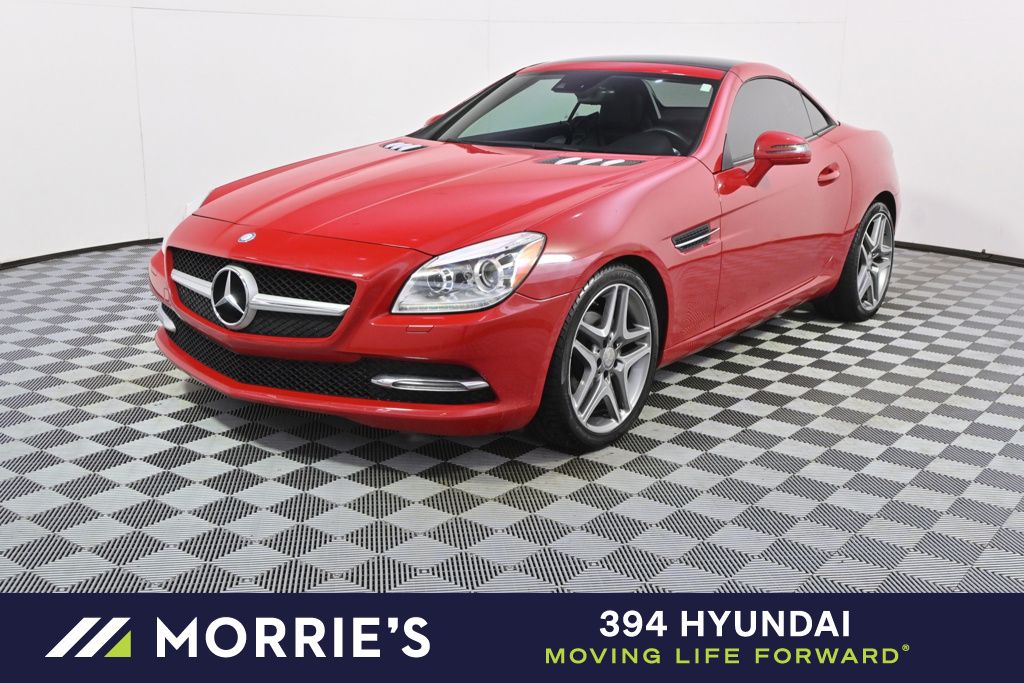 Mars Red 2013 Mercedes-Benz SLK 250 Convertible Rear-Wheel Drive 6-Speed Manual