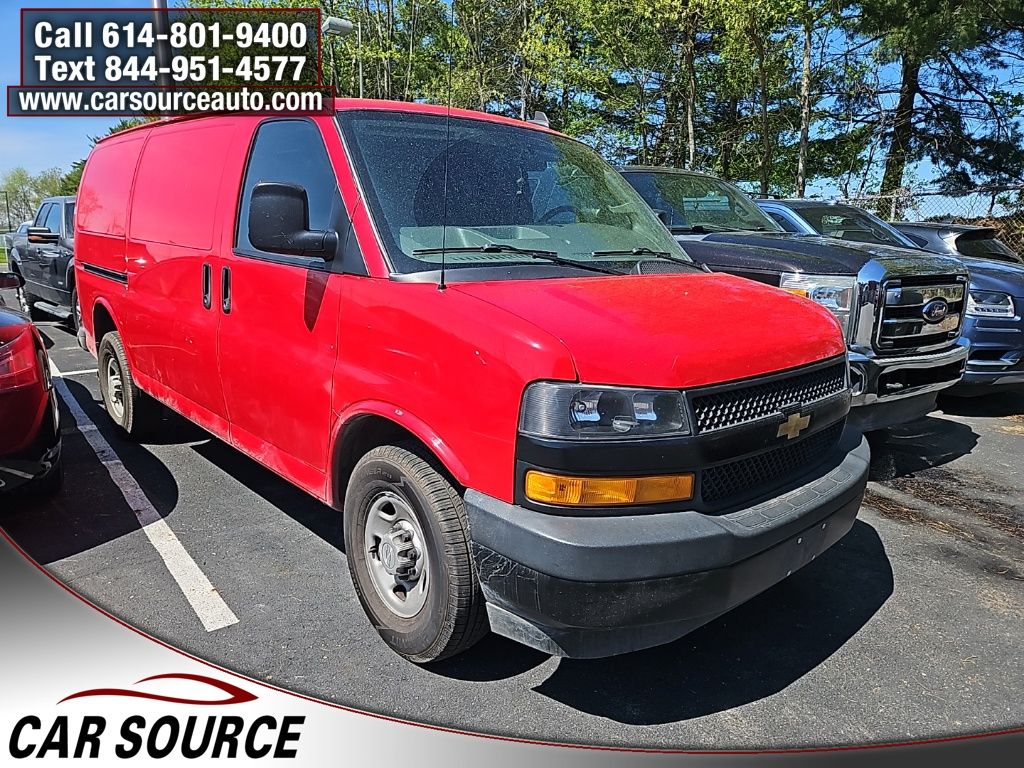 Red Hot 2019 Chevrolet Express Cargo 3500 RWD Van Rear-Wheel Drive 6-Speed Automatic Overdrive