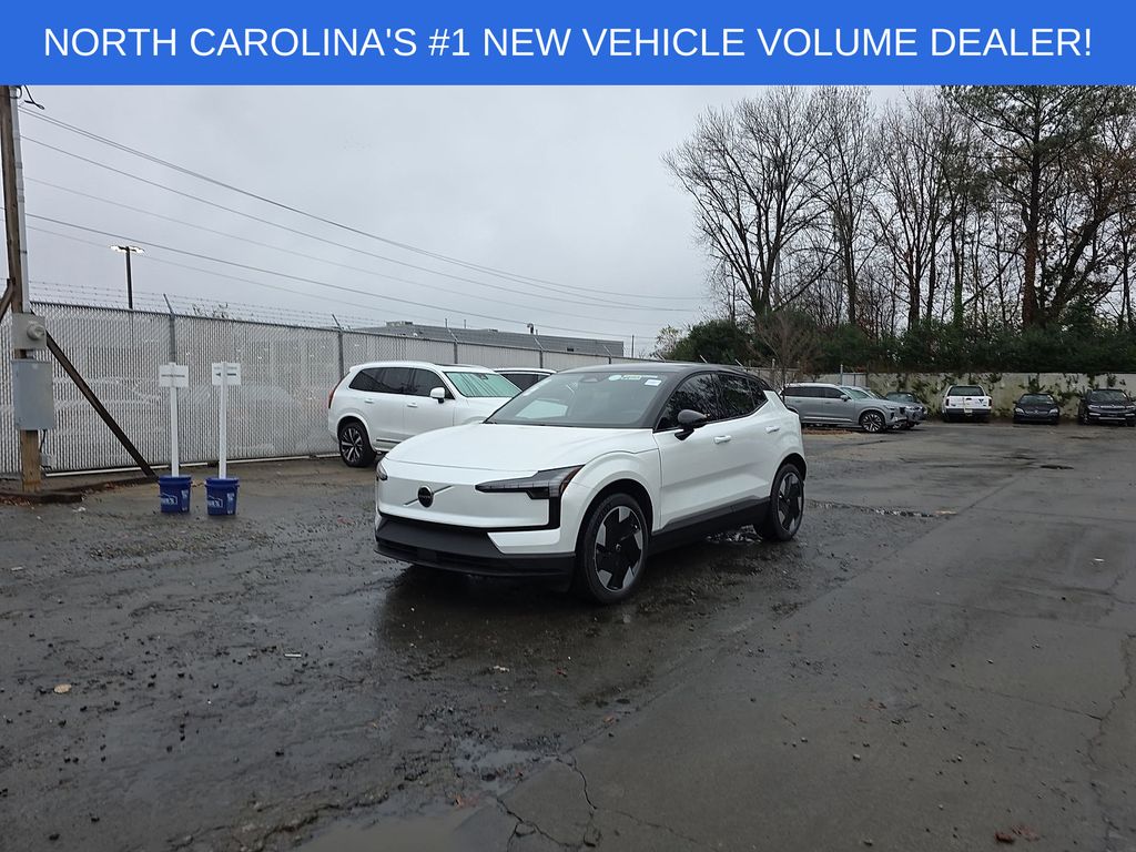 Crystal White 2025 Volvo EX30 SUV / Crossover All-Wheel Drive 1-Speed Automatic