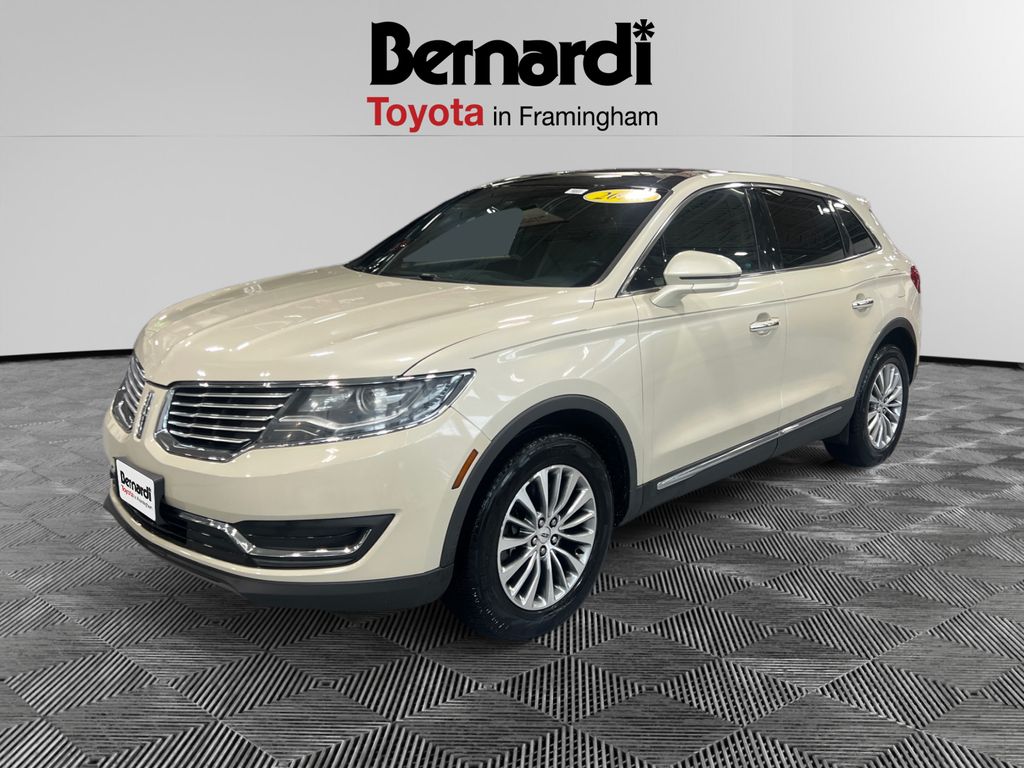 Gray (Platinum Dune Metallic Tri-Coat) 2016 Lincoln MKX SUV / Crossover All-Wheel Drive 6-Speed Automatic