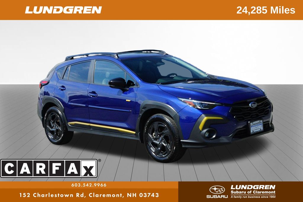 Sapphire Blue Pearl 2024 Subaru Crosstrek SUV / Crossover All-Wheel Drive Continuously Variable Transmission
