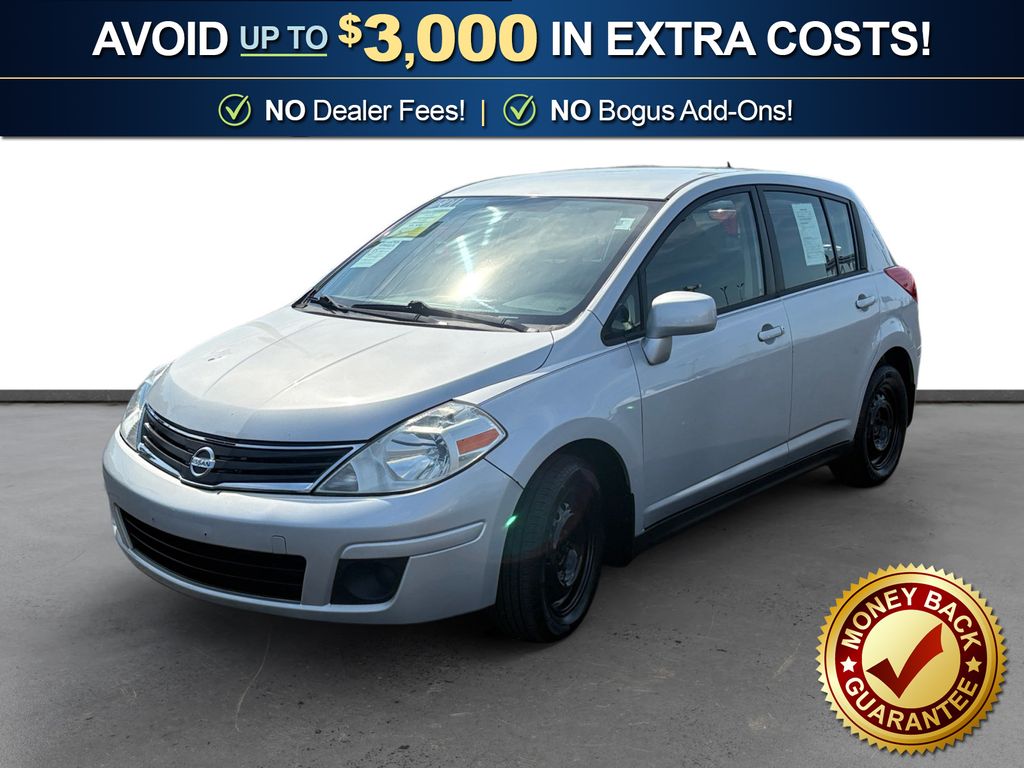 Brilliant Silver Metallic 2011 Nissan Versa Hatchback Front-Wheel Drive 4-Speed Automatic