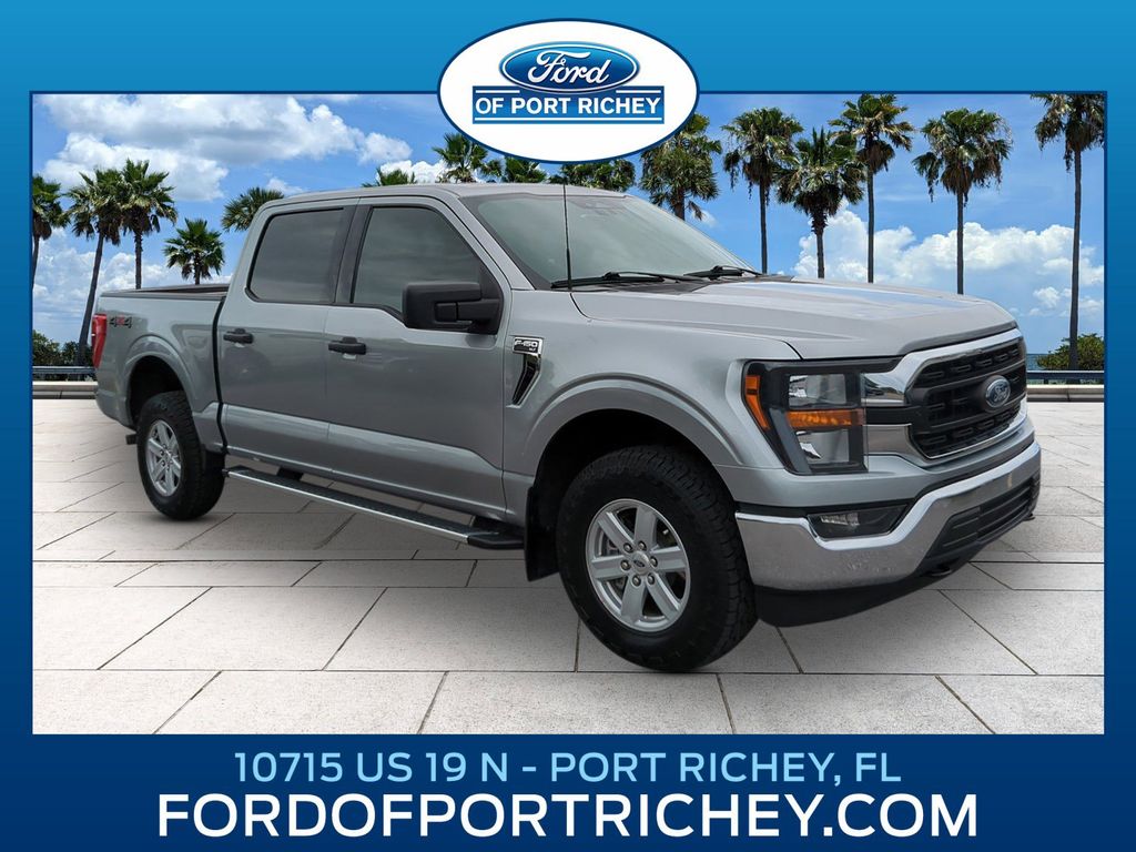 Silver Metallic 2023 Ford F-150 Pickup Truck Four-Wheel Drive Automatic