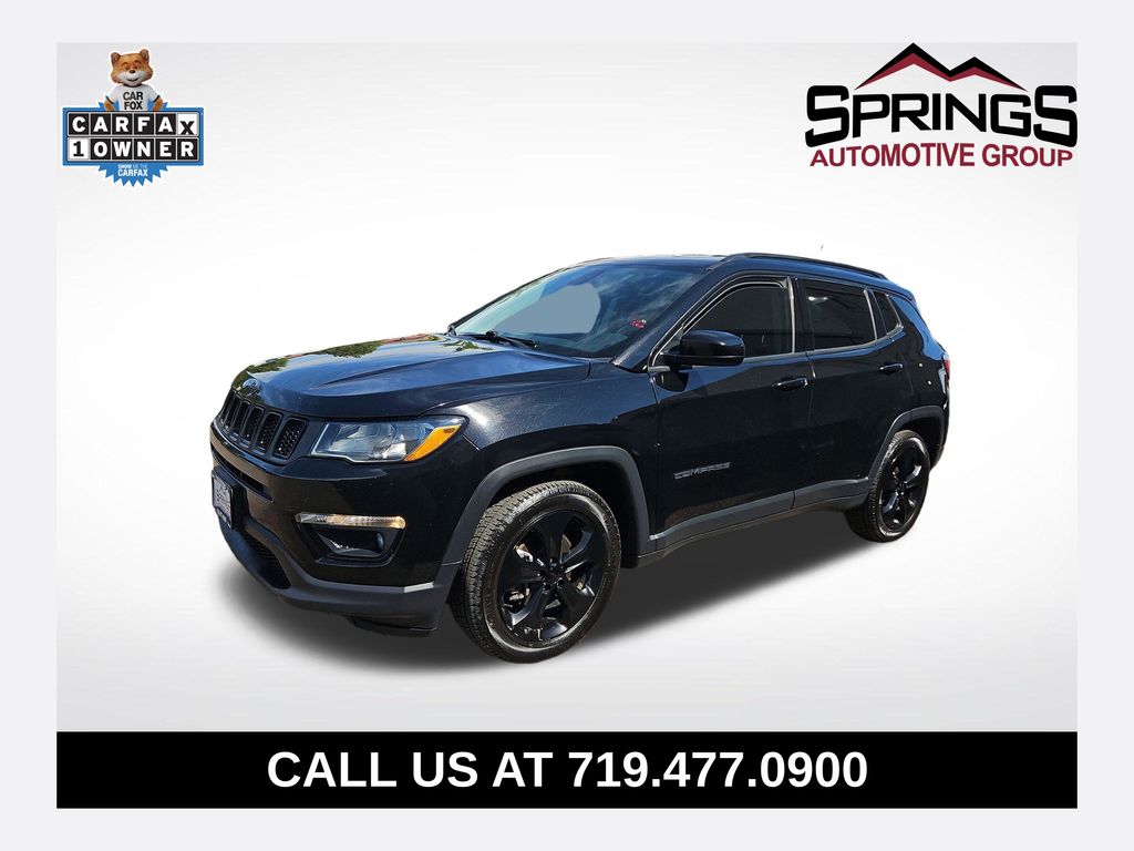 Diamond Black Crystal Pearlcoat 2019 Jeep Compass Altitude FWD SUV / Crossover Front-Wheel Drive 6-Speed Automatic