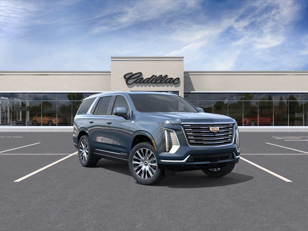 Deep Sea Metallic 2026 Cadillac Escalade Platinum Luxury 4WD SUV / Crossover Four-Wheel Drive