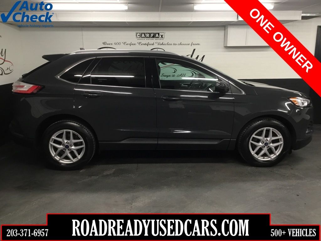 Lithium Gray 2021 Ford Edge SUV / Crossover All-Wheel Drive 8-Speed Automatic