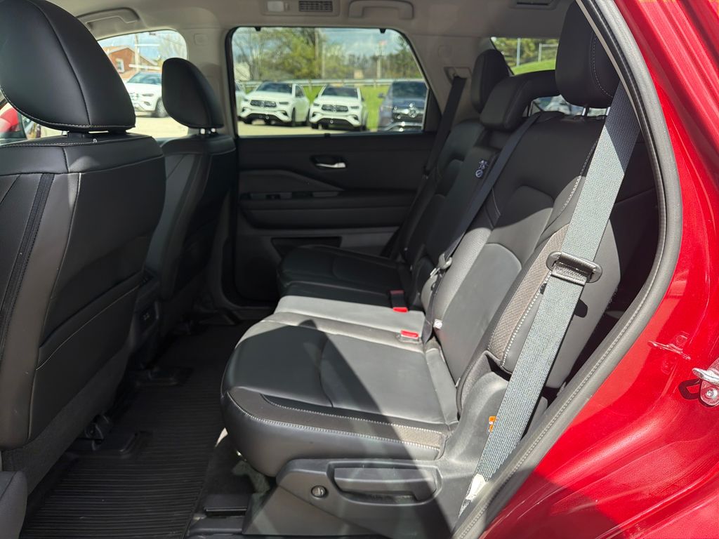 2025 Nissan Pathfinder SL Red at John Sisson Motors