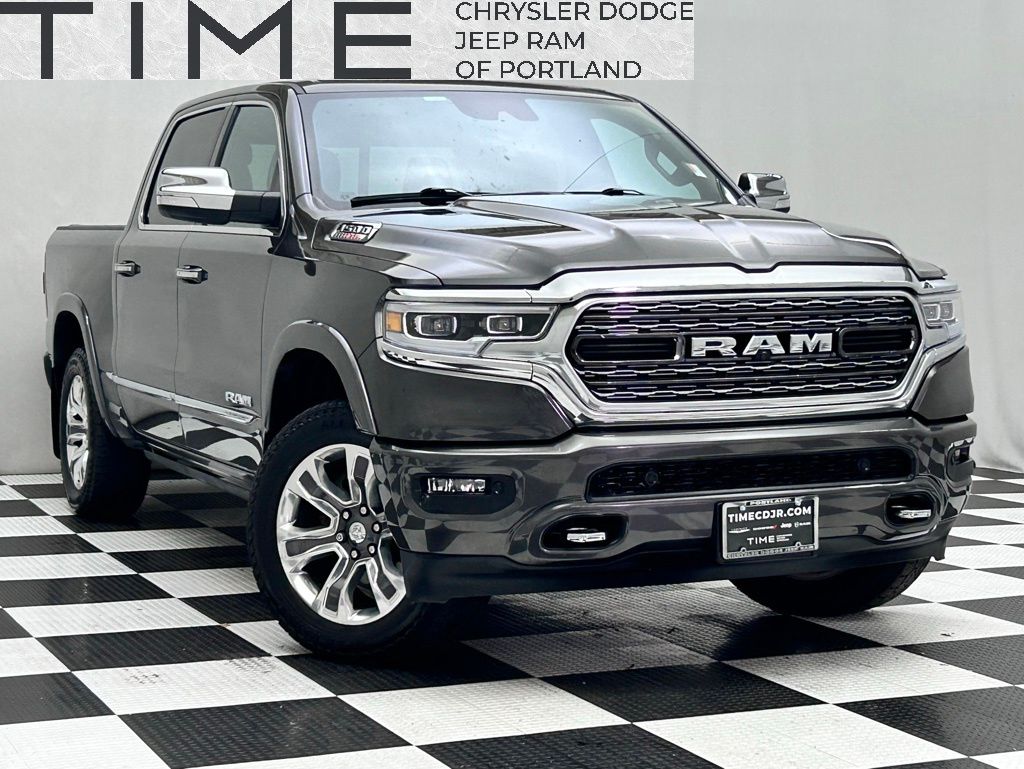 Gray (Granite Crystal Metallic Clearcoat) 2020 RAM 1500 Pickup Truck Four-Wheel Drive 8-Speed Automatic