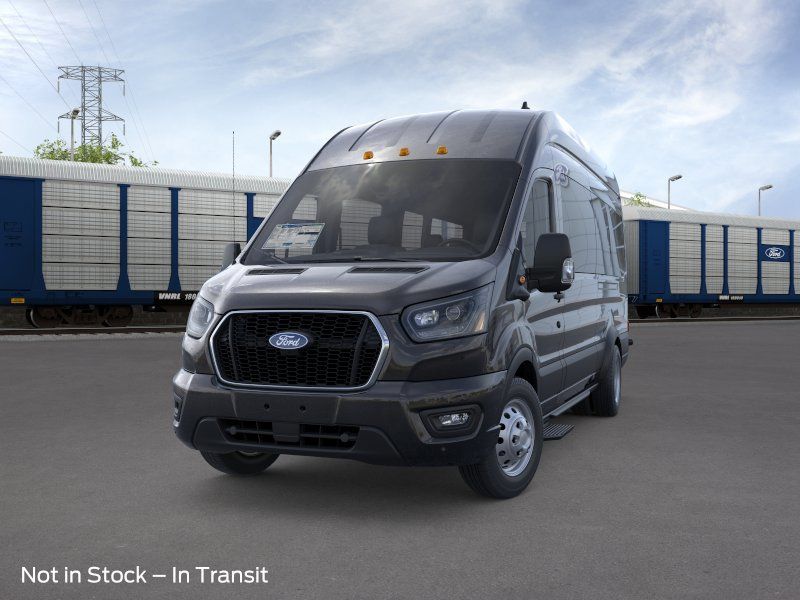 New 2026 Agate Black Metallic Ford Passenger Van XLT image 2