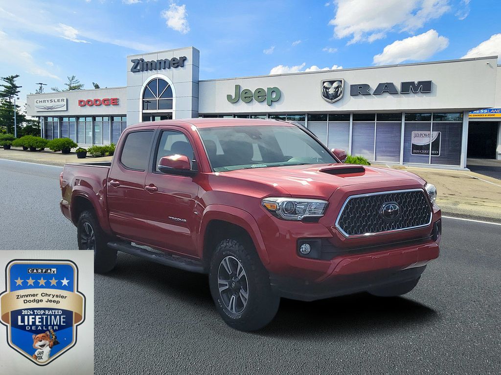 Barcelona Red Metallic 2018 Toyota Tacoma Pickup Truck Four-Wheel Drive 6-Speed Manual