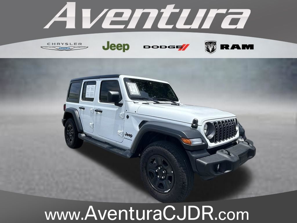 Bright White Clearcoat 2026 Jeep Wrangler SUV / Crossover Four-Wheel Drive 8-Speed Automatic