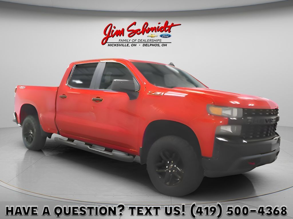 Red Hot 2022 Chevrolet Silverado 1500 Pickup Truck Four-Wheel Drive 8-Speed Automatic