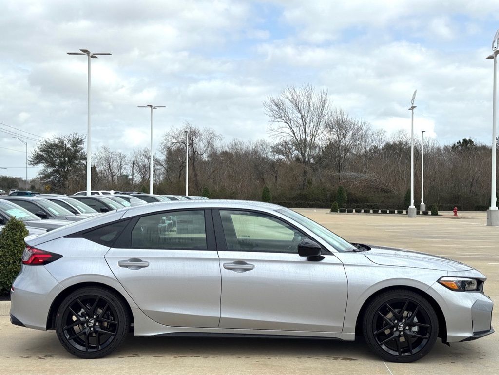 2026 Honda Civic Sport Silver at DeMontrond Auto Country