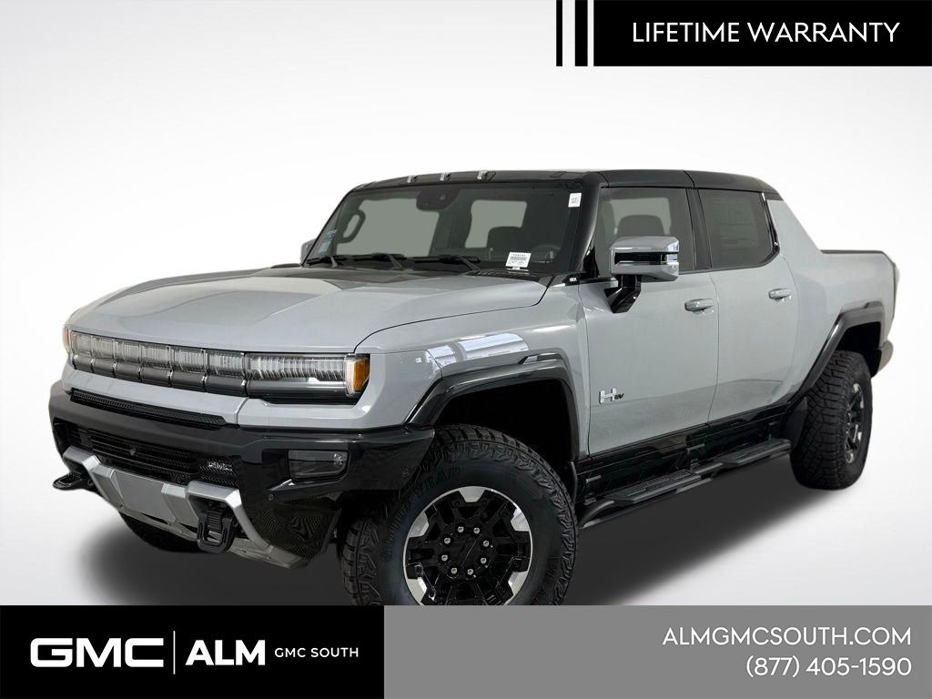 Meteorite Metallic (Grey) 2025 GMC Hummer EV Pickup Pickup Truck All-Wheel Drive 1-Speed Automatic