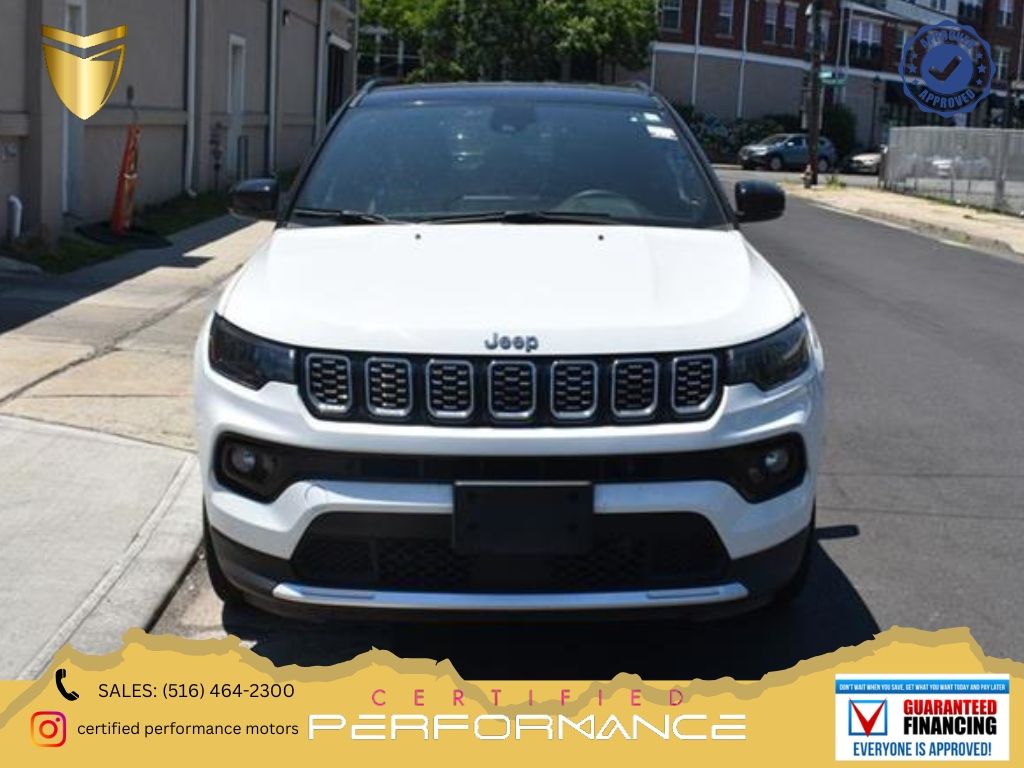 Bright White Clearcoat 2025 Jeep Compass SUV / Crossover Four-Wheel Drive 8-Speed Automatic