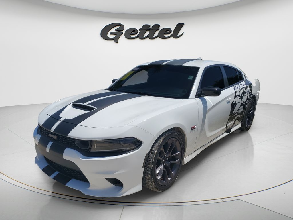White 2023 Dodge Charger Sedan Rear-Wheel Drive 8-Speed Automatic