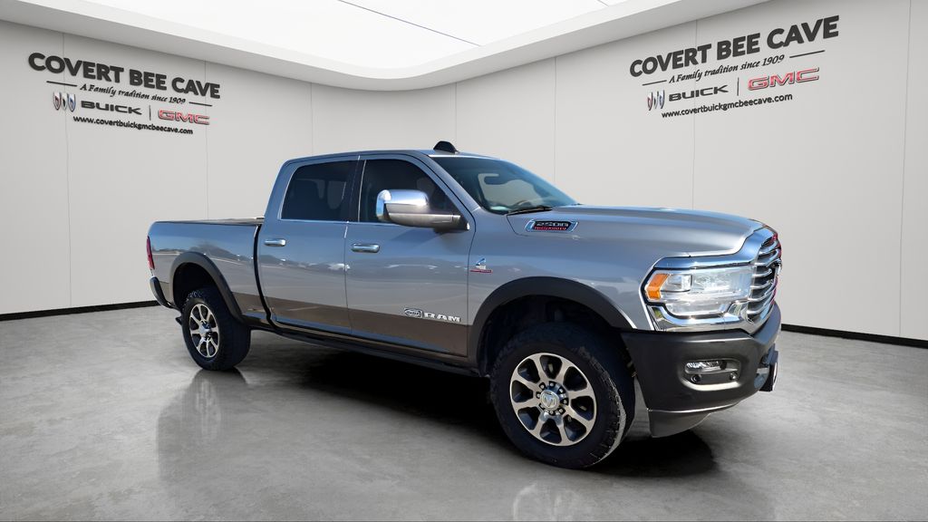 Billet Silver Metallic 2021 RAM 2500 Limited Longhorn Crew Cab 4WD Pickup Truck Four-Wheel Drive 6-Speed Automatic