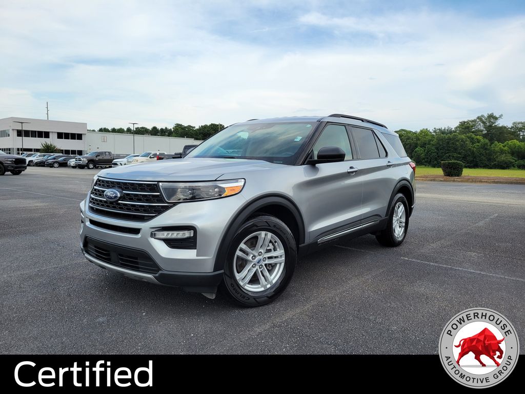 Silver Metallic 2024 Ford Explorer SUV / Crossover Rear-Wheel Drive Automatic
