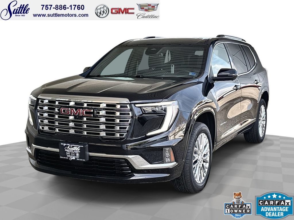 Black (Ebony Twilight Metallic) 2024 GMC Acadia Denali AWD SUV / Crossover Four-Wheel Drive 8-Speed Automatic