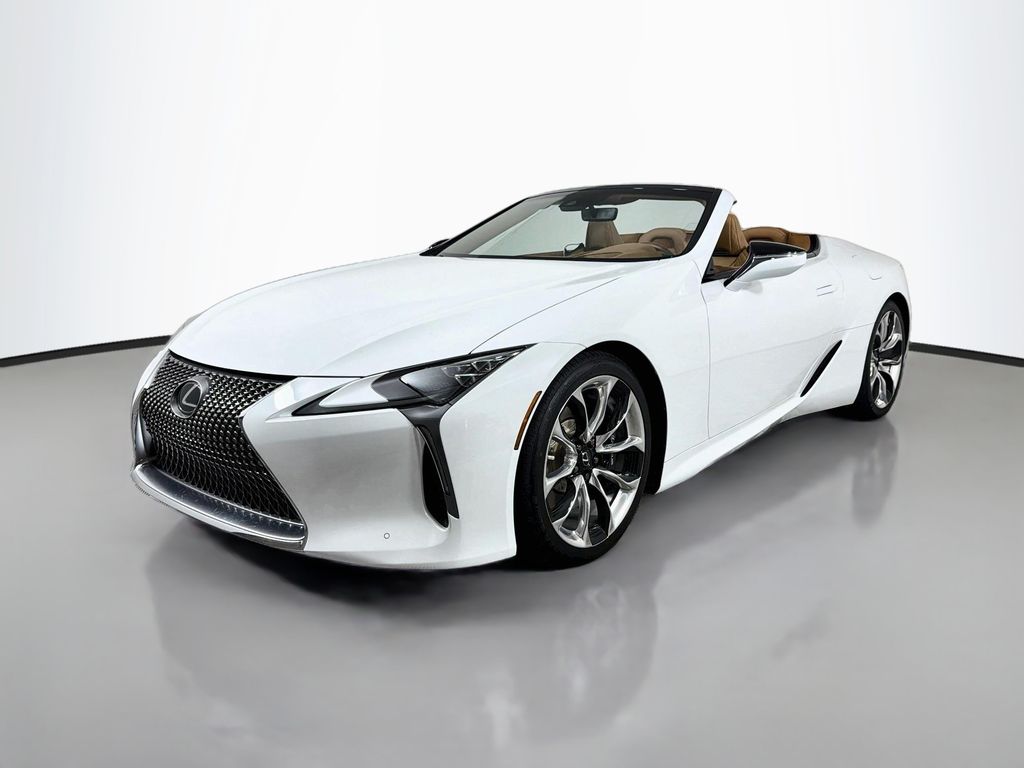 Ultra White 2021 Lexus LC Convertible Rear-Wheel Drive Automatic