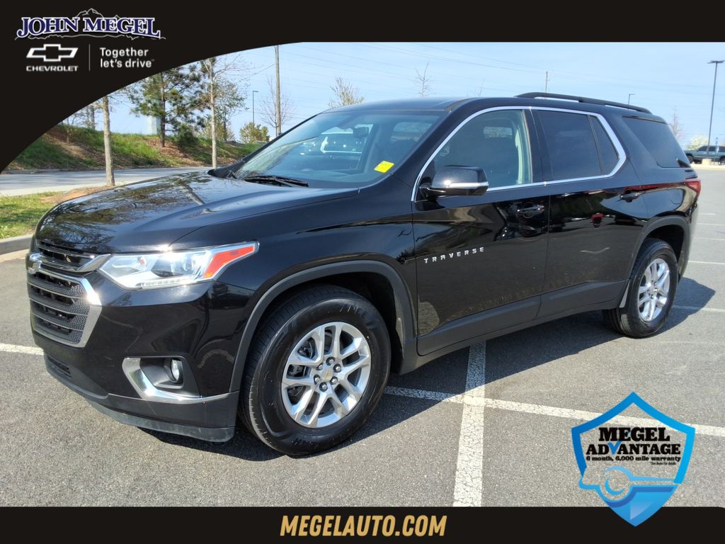 Mosaic Black Metallic 2020 Chevrolet Traverse LT Cloth AWD SUV / Crossover Four-Wheel Drive 9-Speed Automatic