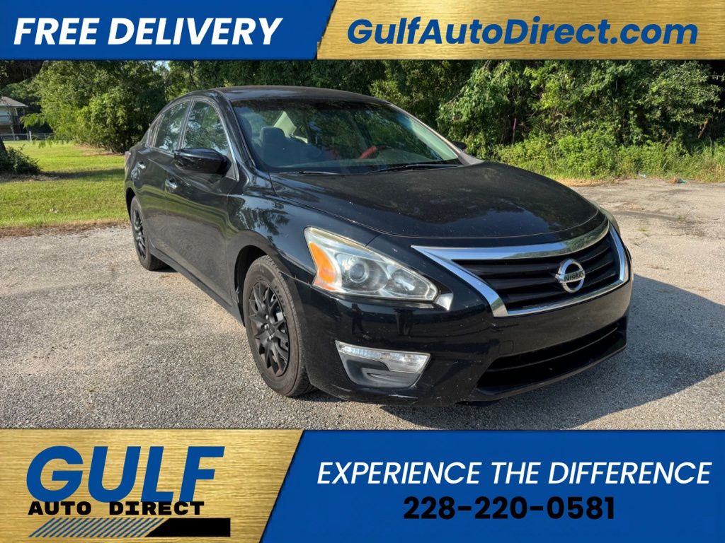 Super Black 2014 Nissan Altima Sedan Front-Wheel Drive Continuously Variable Transmission