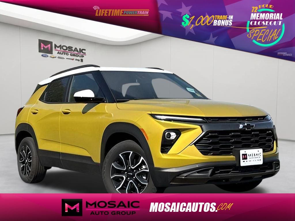 Nitro Yellow Metallic 2025 Chevrolet Trailblazer ACTIV AWD SUV / Crossover Four-Wheel Drive 9-Speed Automatic