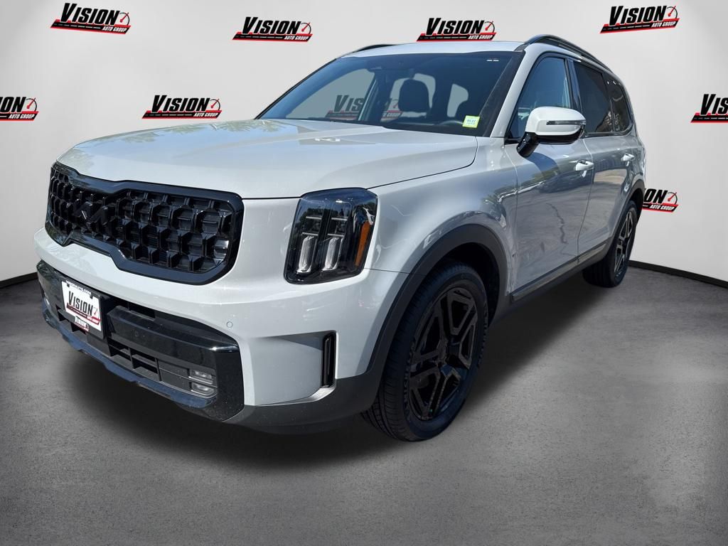Wolf Gray 2025 Kia Telluride SX-Prestige X-Line AWD SUV / Crossover All-Wheel Drive 8-Speed Automatic