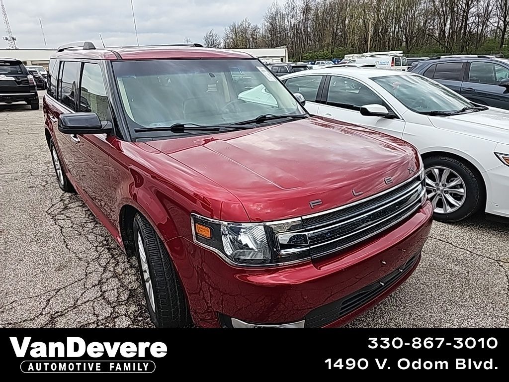 Ruby Red Metallic 2018 Ford Flex SEL AWD SUV / Crossover All-Wheel Drive 6-Speed Automatic