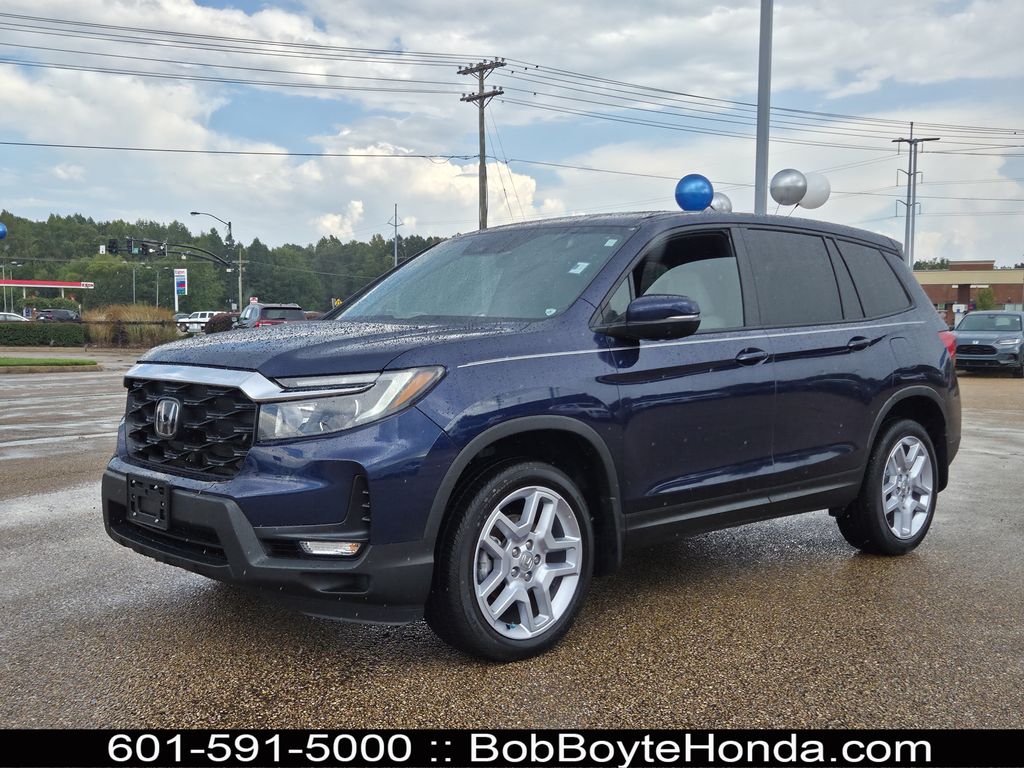 Black (Obsidian Blue) 2025 Honda Passport SUV / Crossover All-Wheel Drive 9-Speed Automatic