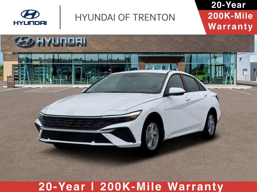Serenity White Pearl 2026 Hyundai Elantra SE FWD Sedan Front-Wheel Drive Continuously Variable Transmission